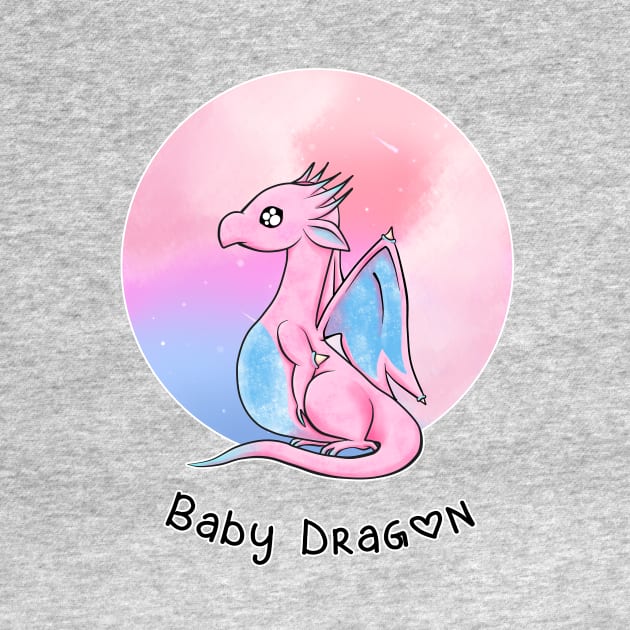 Cotton Candy Baby Dragon by TreatYourLittle